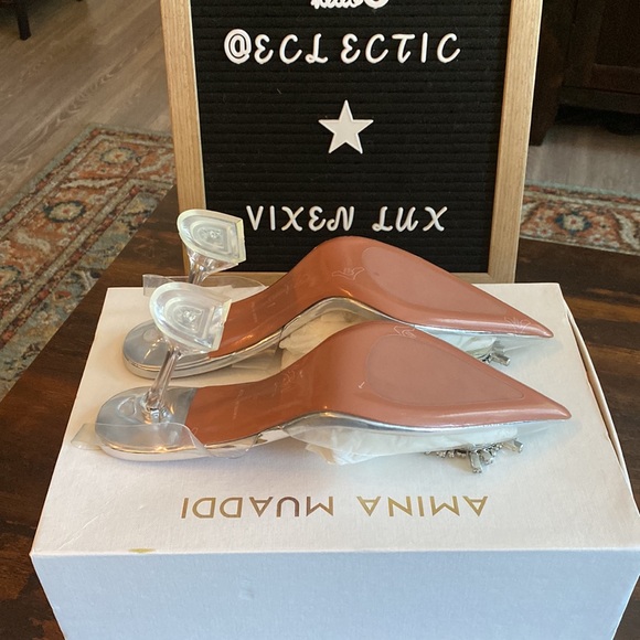 Amina Muaddi Begum Cinderella Pumps - Picture 6 of 7